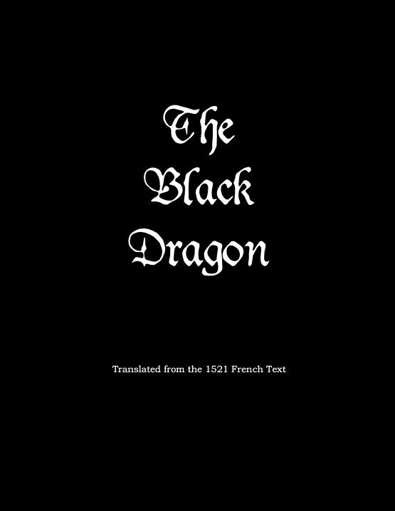 "The Black Dragon: Forces Infernal" by Robert Blanchard (IGOS)