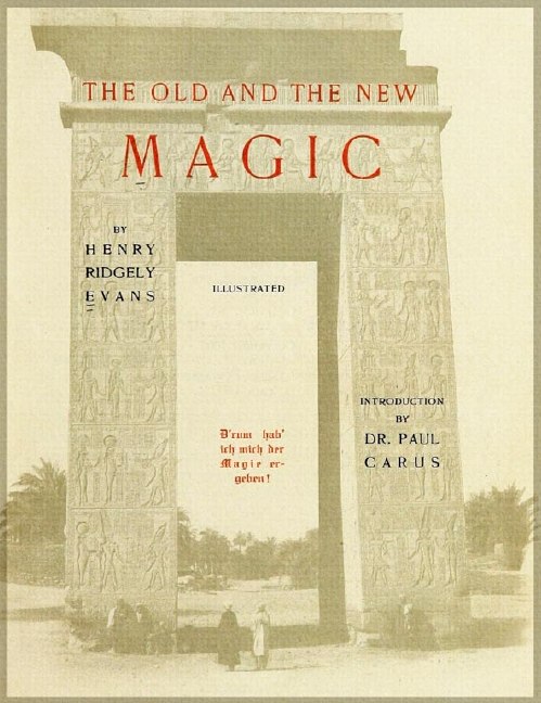 "The Old and the New Magic" by Henry Ridgely Evans