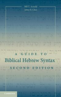 "A Guide to Biblical Hebrew Syntax" by Bill T. Arnold and John H. Choi (2nd edition)