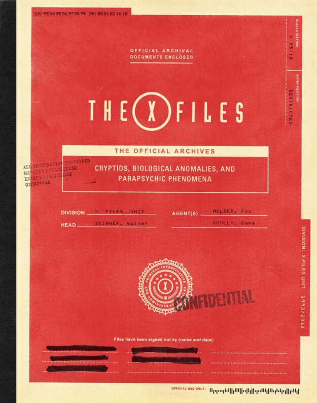 "The X-Files: The Official Archives: Cryptids, Biological Anomalies, and Parapsychic Phenomena" by Paul Terry