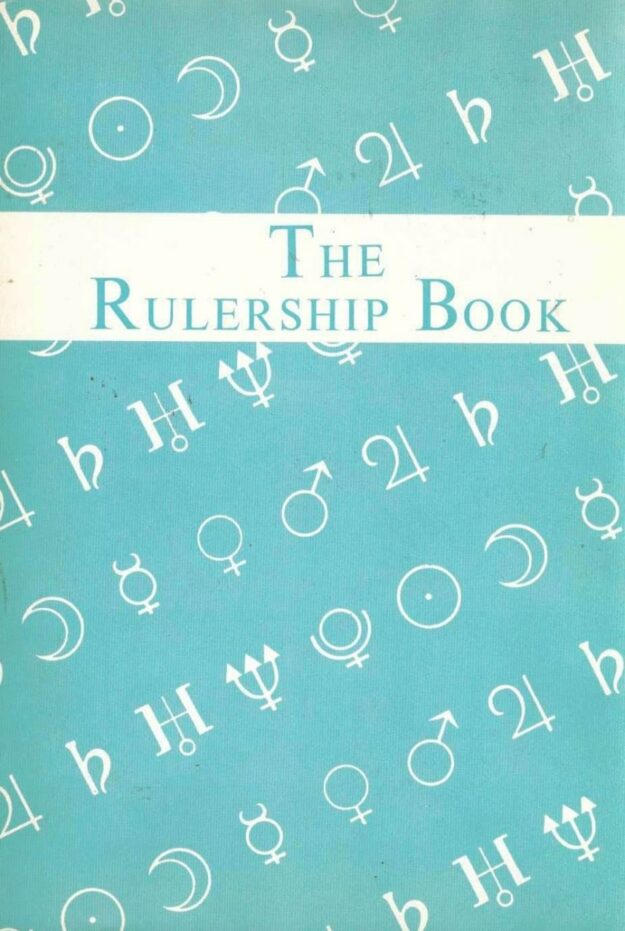 "The Rulership Book: A Directory of Astrological Correspondences" by Rex E. Bills