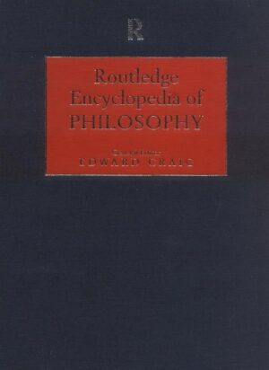 "Routledge Encyclopedia of Philosophy" edited by Edward Craig (1998 edition, 10 volumes in one file)