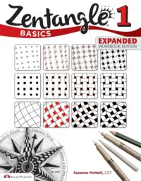 "Zentangle Basics, Expanded Workbook Edition: A Creative Art Form Where All You Need is Paper, Pencil, & Pen" by Susan McNeill