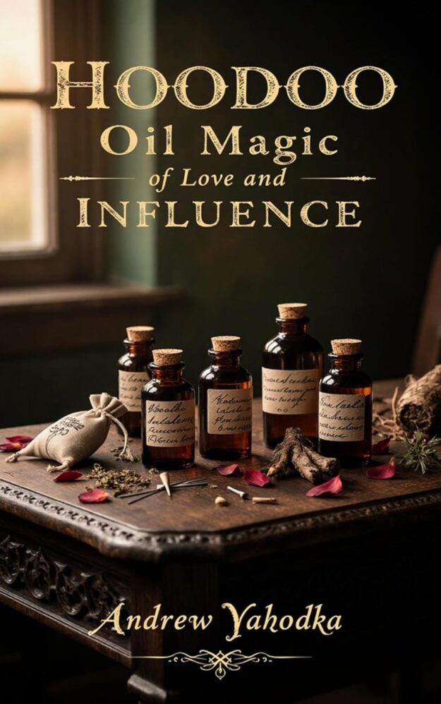 "Hoodoo Oil Magic of Love and Influence: Attraction, Desire, and Control Oils" by Andrew Yahodka