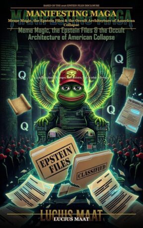 "Manifesting MAGA: The Black Magick of Meme War. How Jeffrey Epstein, Ghislaine Maxwell, and the Cult of Kek Cast a Spell on American Democracy" by Lucius Maat