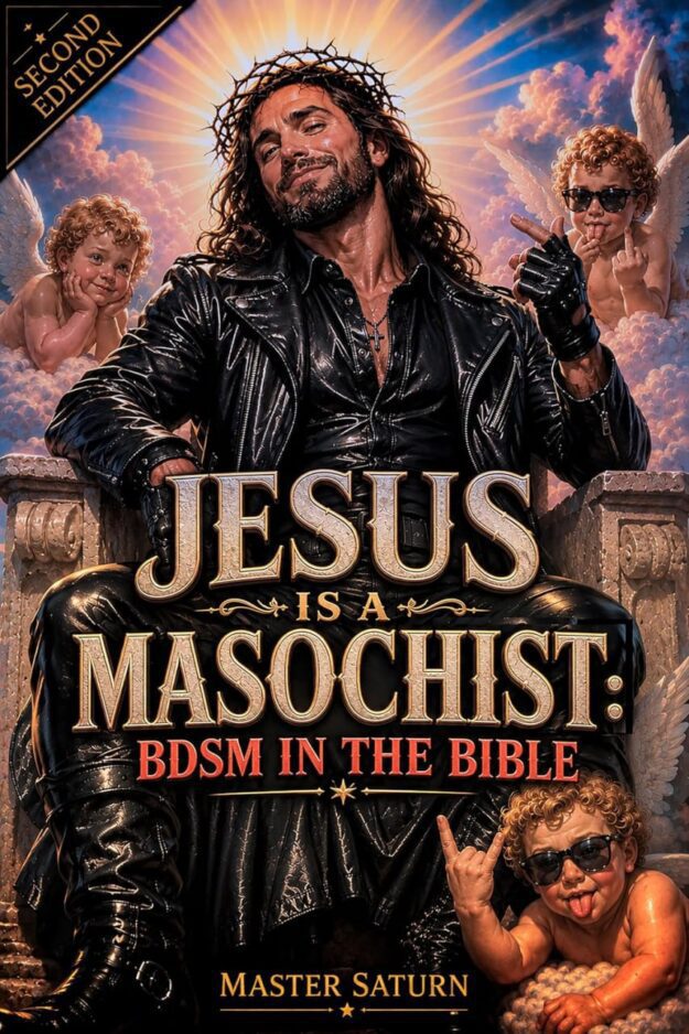 "Jesus is a Masochist: BDSM in the Bible" by Master Saturn (2nd edition 2026)