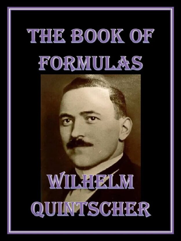 "The Book of Formulas" by Wilhelm Quintscher